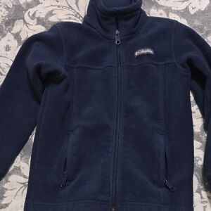 Columbia Dark Blue Fleece Outerwear